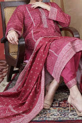 NUSL3245 Printed Lawn Suit - Unstitched 3Pc